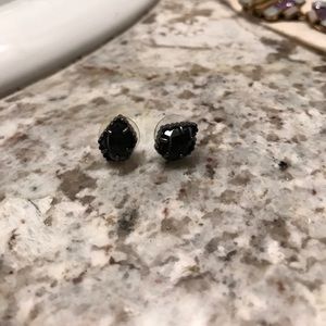 kendra scott black tessa studs